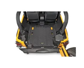 Quadratec Ultimate All Weather Rear Cargo Liner 11-14 Wrangler JK with Subwoofer Jeep Wrangler 2007-2018
